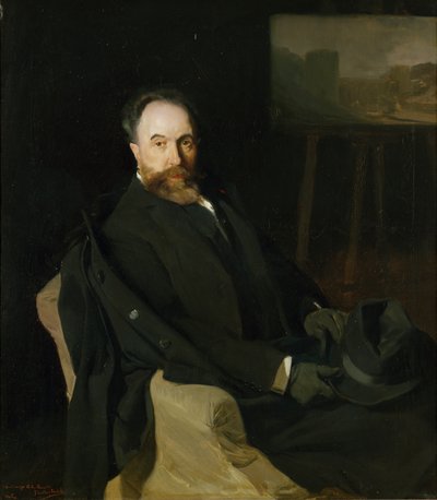 Portrait of the Painter Aureliano de Beruete by Joaquín Sorolla